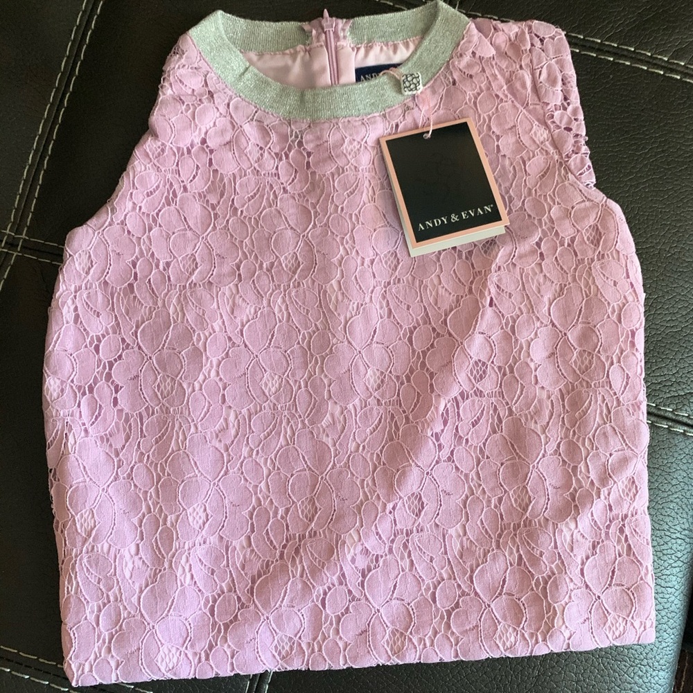 * NEW Andy & Evan Little Girls Lace Dress 6Y